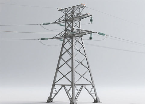Torre da linha de transmissão 115KV