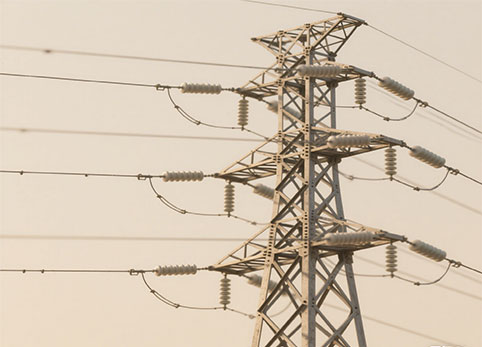 Torre de linha de transmissão de 132 KV