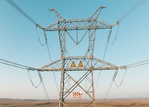 Torre da linha de transmissão 500 KV